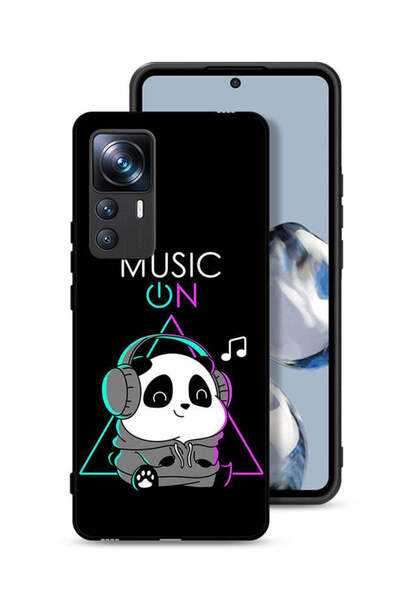 Tolwak غطاء حماية لهاتف شاومي 12T Pro بطبعة موسيقى الباندا