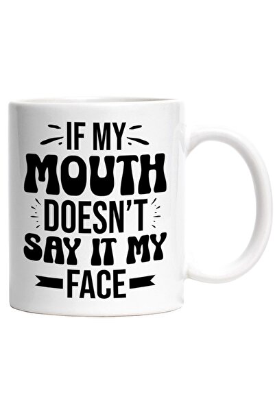 INOVATIX Cana alba personalizata, pentru cei care spun un lucru prin expresia fetei, INOVATIX®. 330ml