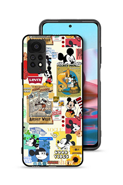 Tolwak غطاء حماية لهاتف شاومي ريدمي نوت 11 برو 5G مع ملصقات ورسومات سعيدة