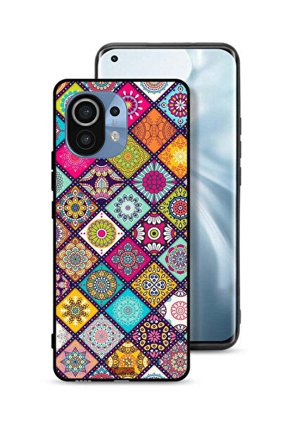 Tolwak غطاء حماية لهاتف شاومي مي 11 بنمط مربعات ماندالا