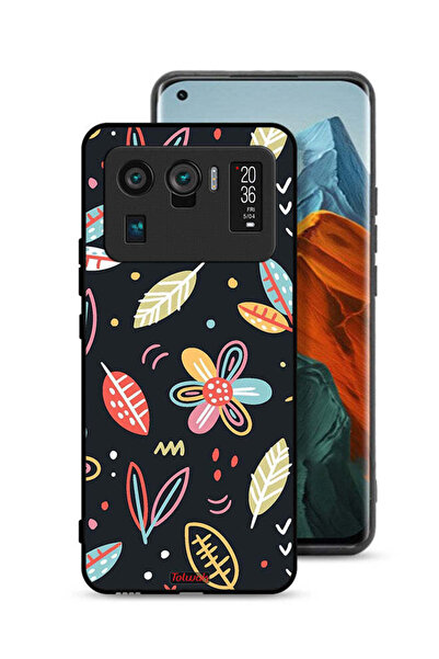 Tolwak غطاء حماية لهاتف شاومي مي 11 ألترا، زهور وأوراق، فن تجريدي