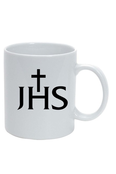 INOVATIX Cana alba personalizata, Hristos, alb, D1096, INOVATIX®. 330ml