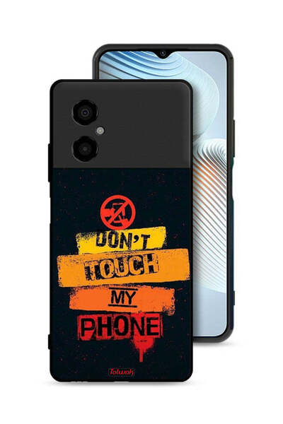 Tolwak جراب حماية لهاتف Xiaomi Poco M4 5G، لا تلمس هاتفي