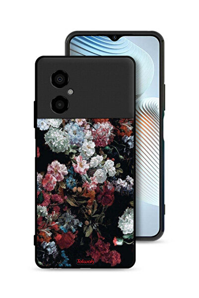Tolwak غطاء حماية لهاتف Xiaomi Poco M4 5G بنقشة ورود عتيقة