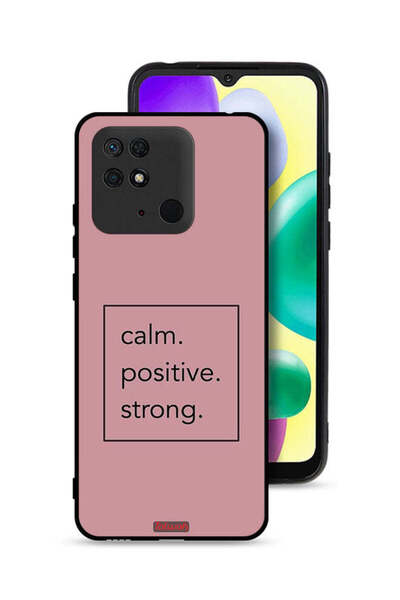 Tolwak غطاء حماية لهاتف شاومي ريدمي 10 سي - هادئ، إيجابي، قوي