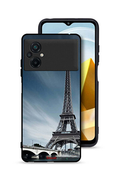 Tolwak غطاء حماية لهاتف شاومي بوكو M5 4G بتصميم برج إيفل