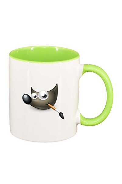 INOVATIX Cana alba personalizata, Fox, interior verde deschis, D317, INOVATIX...