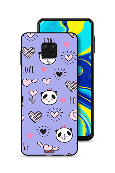 Tolwak غطاء حماية لهاتف شاومي ريدمي نوت 9 برو برسومات الحب والباندا