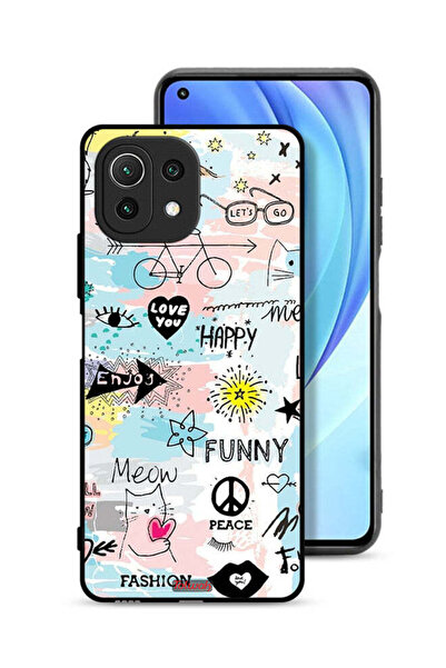 Tolwak غطاء حماية لهاتف شاومي مي 11 لايت - أحبك - علامات