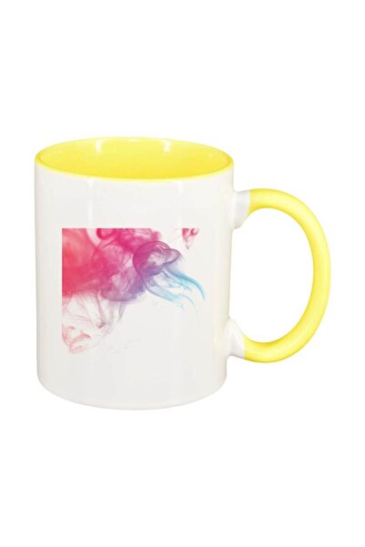 INOVATIX Cana alba personalizata, Colour, interior galben, D273, INOVATIX®. 3...