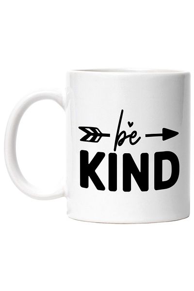 INOVATIX Personalized white mug, in English Be kind - be kind, INOVATIX®. 330ml