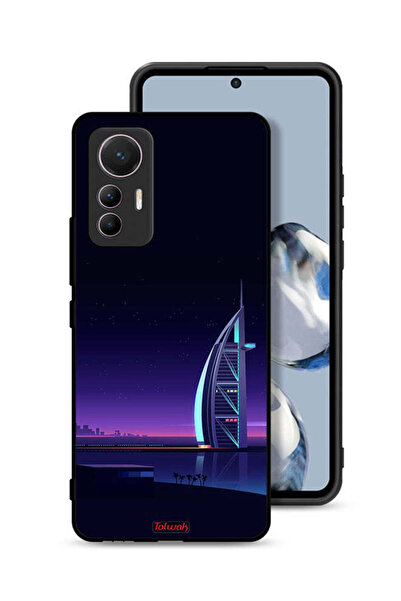 Tolwak غطاء حماية لهاتف شاومي 12 لايت - فن برج العرب الرقمي