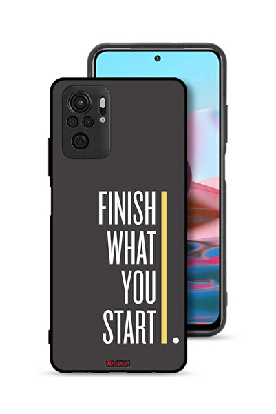 Tolwak Xiaomi Redmi Note 10S Protective Case Cover Finish What You Start