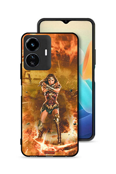 Tolwak غطاء حماية لهاتف Vivo Y77e 5G بتصميم Wonder Women