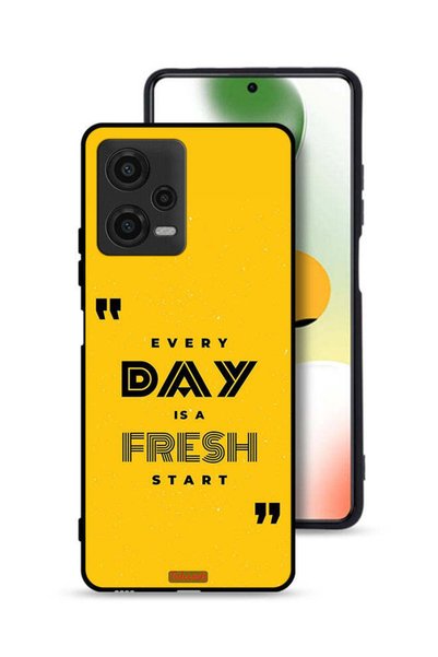 Tolwak غطاء حماية لهاتف Xiaomi Poco X5 كل يوم هو بداية جديدة