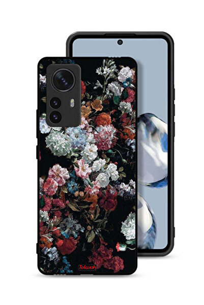 Tolwak غطاء حماية لهاتف Xiaomi 12X بنقشة ورود عتيقة