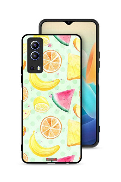 Tolwak غطاء حماية لهاتف Vivo iQOO Z3 5G برسومات فنية بألوان مائية وفواكه