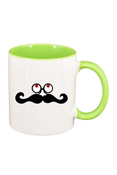 INOVATIX Cana alba personalizata, Fata, interior verde deschis, D186, INOVATI...