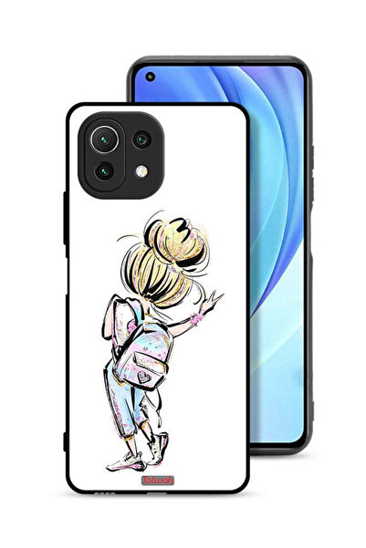 Tolwak غطاء حماية لهاتف شاومي مي 11 لايت برسومات فتاة العودة إلى المدرسة