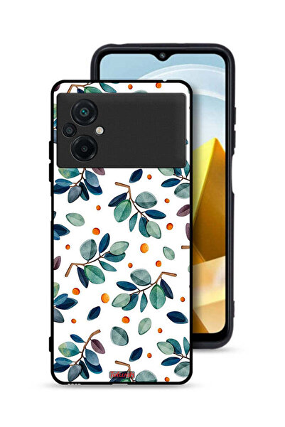 Tolwak غطاء حماية لهاتف Xiaomi Poco M5 4G بنقشة أوراق الشجر