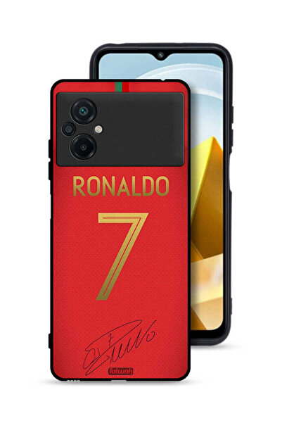 Tolwak Xiaomi Poco M5 4G Protective Case Cover Ronaldo 7