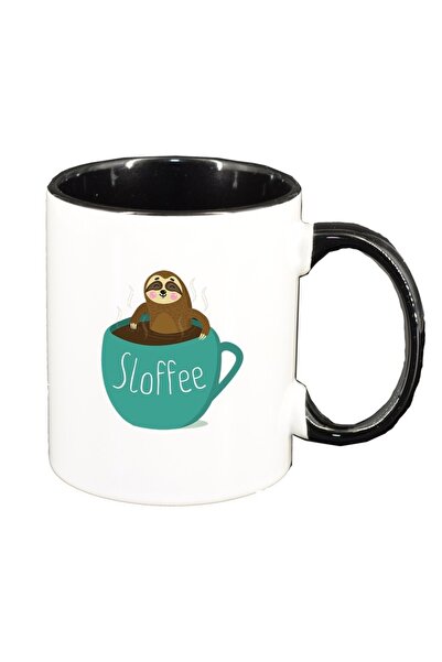 INOVATIX Cana alba personalizata, Sloffe, interior negru, D1477, INOVATIX®. 3...