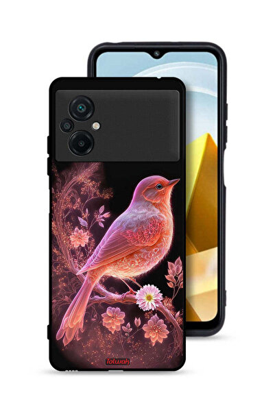 Tolwak غطاء حماية لهاتف Xiaomi Poco M5 4G برسومات طيور لطيفة