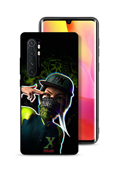 Tolwak غطاء حماية لهاتف شاومي مي نوت 10 لايت برسومات فنية جمالية للبنات