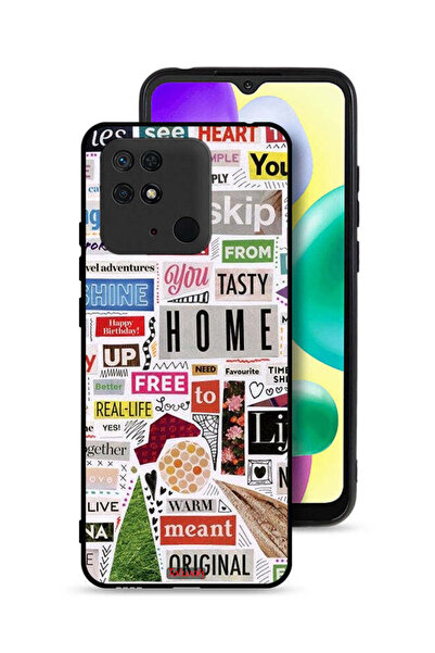 Tolwak Xiaomi Redmi 10C Protective Case Cover Meant Original Stickers