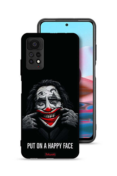 Tolwak غطاء حماية لهاتف شاومي ريدمي نوت 11 برو 5G بوجه سعيد