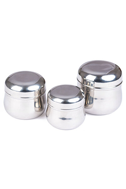 Alrimaya طقم علب ستانلس ستيل ٣ قطع - الرماية