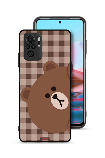 Tolwak غطاء حماية لهاتف شاومي ريدمي نوت 10S على شكل دب تيدي