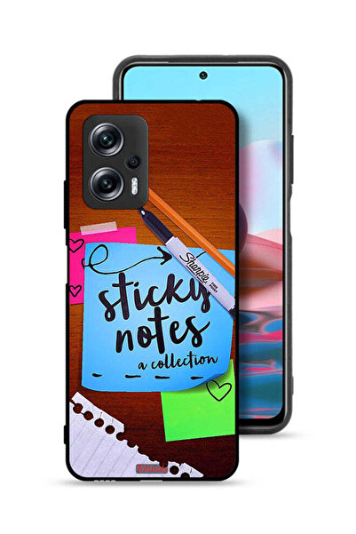 Tolwak غطاء حماية لهاتف شاومي ريدمي نوت 11T برو بلس 5G بطباعة ملاحظات لاصقة