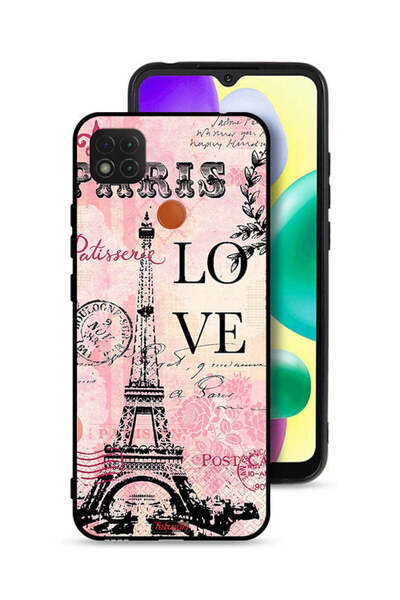 Tolwak غطاء حماية لهاتف شاومي ريدمي 9 سي - باريس لوف