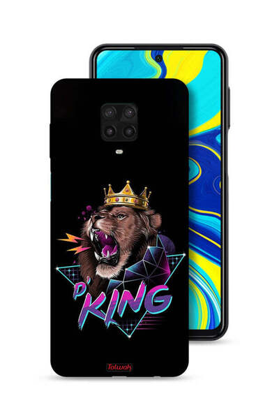 Tolwak غطاء حماية لهاتف شاومي ريدمي نوت 9 برو برسومات الأسد الملك
