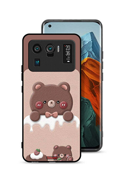 Tolwak غطاء حماية لهاتف شاومي مي 11 ألترا - دب الفراولة