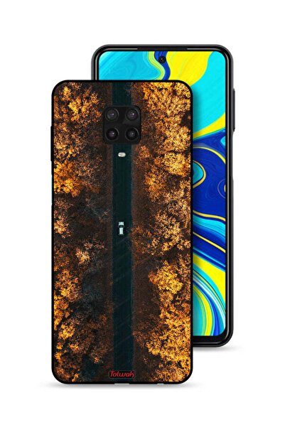 Tolwak غطاء حماية لهاتف شاومي ريدمي نوت 9 برو - طريق في أشجار الخريف