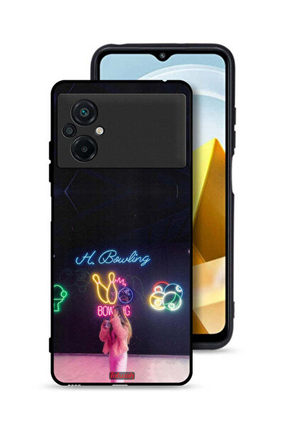 Tolwak Xiaomi Poco M5 4G Protective Case Cover Bowling Lover