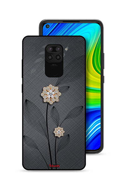 Tolwak غطاء حماية لهاتف شاومي ريدمي نوت 9 برسومات زهور ماسية