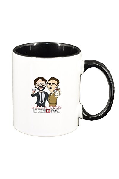 INOVATIX Baston alb personalizat, Casa de Hârtie, interior negru, D1487, INOV...