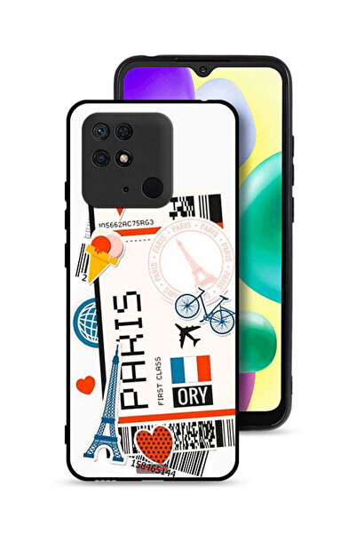 Tolwak غطاء حماية لهاتف شاومي ريدمي 10 سي - ملصق باريس