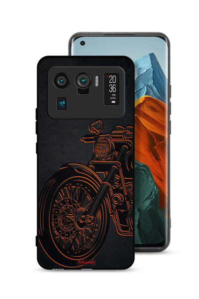 Tolwak غطاء حماية لهاتف Xiaomi Mi 11 Ultra بتصميم دراجة عتيقة