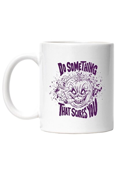 INOVATIX Cana alba personalizata, Mesaj In Engleza Do Something That Scares Y...