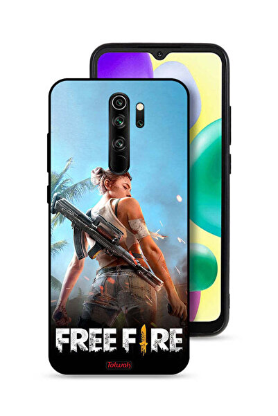 Tolwak غطاء حماية لهاتف شاومي ريدمي نوت 8 برو - فري فاير