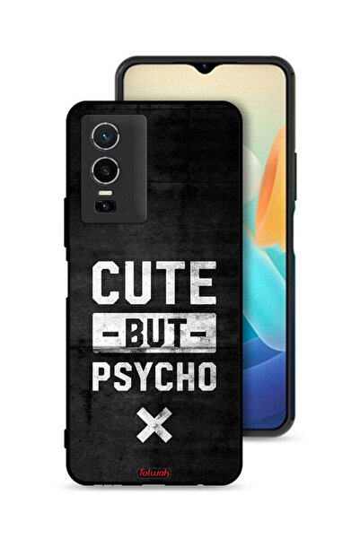 Tolwak Vivo Y76 5G Protective Case Cover Cute But Psycho
