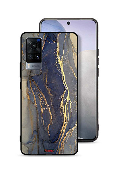 Tolwak غطاء حماية لهاتف Vivo X60t بنمط رخامي لامع