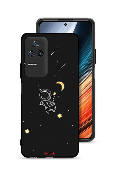 Tolwak غطاء حماية لهاتف Xiaomi Poco F4 - مشبك فني على شكل رائد فضاء