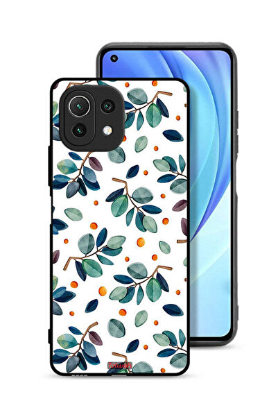 Tolwak غطاء حماية لهاتف شاومي مي 11 لايت بنقشة أوراق الشجر