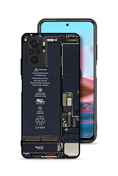 Tolwak غطاء حماية لهاتف شاومي ريدمي نوت 10S بنمط دائرة الهاتف