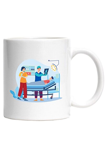 INOVATIX Cana alba personalizata, Operatie, Doctor, Pacient, Asistenta, INOVA...